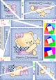 Cute Hunney Bear Rosie has a Christmas Star - Twisted Spiral Side Stacker