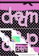 A5 Polka Dot Dream Scallop Corner Side Stacker Topper