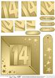 14th Metallic Age Quick Card with Twisted Pyramage