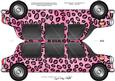 Large Dl Leopardskin Stretch Limo Shaped Card