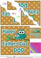 Owl Felties Pop Fathers Day Wavy Corner Side Topper