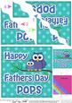Owl Felties Pops Fathers Day Wavy Corner Side Stacker