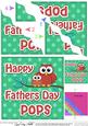 Owl Felties Pops Fathers Day Wavy Corner Side Stacker
