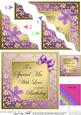 Floral Elegance Birthday Ma Wavy Corner Stacker