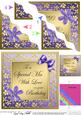 Floral Elegance Birthday Ma Wavy Corner Stacker