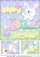 8x8 Hoppy Easter Brother Easter Bunny Boy Felties Topper