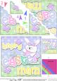 Hoppy Easter Mam Bunny Girl Felties Scallop Corner