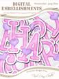 Heart Felties Uppercase Alpha Digital Embellishment