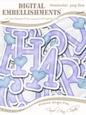 Heart Felties Uppercase Alpha Digital Embellishment