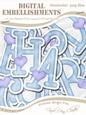 Heart Felties Uppercase Alpha Digital Embellishment