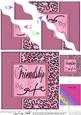 Fun and Funky Animal Print Wavy Corner Side Stacker Topper