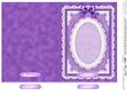5 x 7 Pearls, Lace and Ribbon Plain Card Base