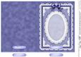 5 x 7 Pearls, Lace and Ribbon Plain Card Base