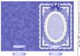 5 x 7 Pearls, Lace and Ribbon Plain Card Base