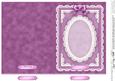 5 x 7 Pearls, Lace and Ribbon Plain Card Base