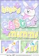 8x8 Hoppy Easter Mummy Easter Bunny Girl Felties