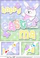 8x8 Hoppy Easter Ma Easter Bunny Girl Felties