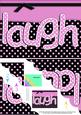 A5 Polka Dot Laugh Scallop Corner Side Stacker Topper