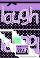 A5 Polka Dot Laugh Scallop Corner Side Stacker Topper