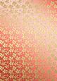 Gold Metallic Flowers Matching Backing Paper