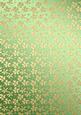 Gold Metallic Flowers Matching Backing Paper