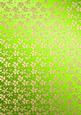 Gold Metallic Flowers Matching Backing Paper
