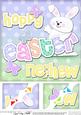 8x8 Hoppy Easter Nephew Easter Bunny Boy Felties Topper