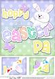 8x8 Hoppy Easter Pa Easter Bunny Boy Felties Topper
