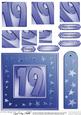 19th Bright Metallic Age Quick Card with Twisted Pyramage