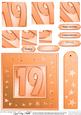 19th Bright Metallic Age Quick Card with Twisted Pyramage