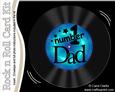 Number 1 Dad Record Rock N Roll Kit, Envelope and Insert