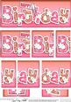 Dl Happy Birthday Floral Felties Side Stacker Topper
