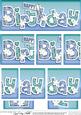 Dl Happy Birthday Floral Felties Side Stacker Topper
