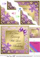 Floral Elegance Birthday Granny Wavy Corner Stacker