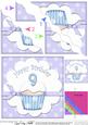 9th Birthday Cupcake Felties Wavy Corner Side Stacker