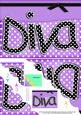 A5 Polka Dot Diva Scallop Corner Side Stacker Topper