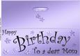 Large Dl Birthday Mom Quick Cut and Fold Card