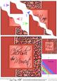 Fun and Funky Animal Print Wavy Corner Side Stacker Topper