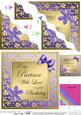 Floral Elegance Birthday My Partner Wavy Corner Stacker