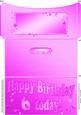 6th Birthday Metallic Age Money or Gift Wallet and Card