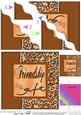 Fun and Funky Animal Print Wavy Corner Side Stacker Topper