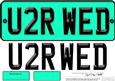 Large Dl You 2 Are Wed Novelty Number Plate N 3D Decoupage
