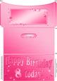 8th Birthday Metallic Age Money or Gift Wallet and Card