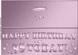 Large Dl 95th Birthday Quick Cut and Fold Card