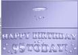 Large Dl 95th Birthday Quick Cut and Fold Card