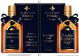 Fathers Day Whisky Bottle Shaped Card