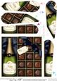 Fathers Day Champers N Chocs Fan Pyramage Topper