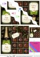 Birthday Champers N Chocs Wavy Corner Side Stacker Topper