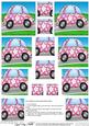 Funky Floral Car - Pyramage sheet