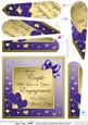 Elegant Romantic Engagement Fan Pyramage Topper